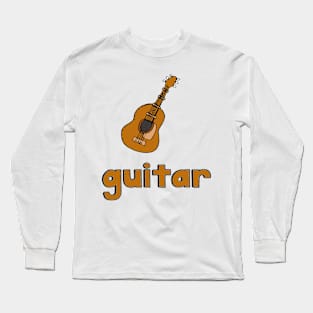 This is a GUITAR Long Sleeve T-Shirt